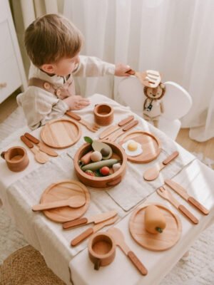 Houten Speelservies bestekset