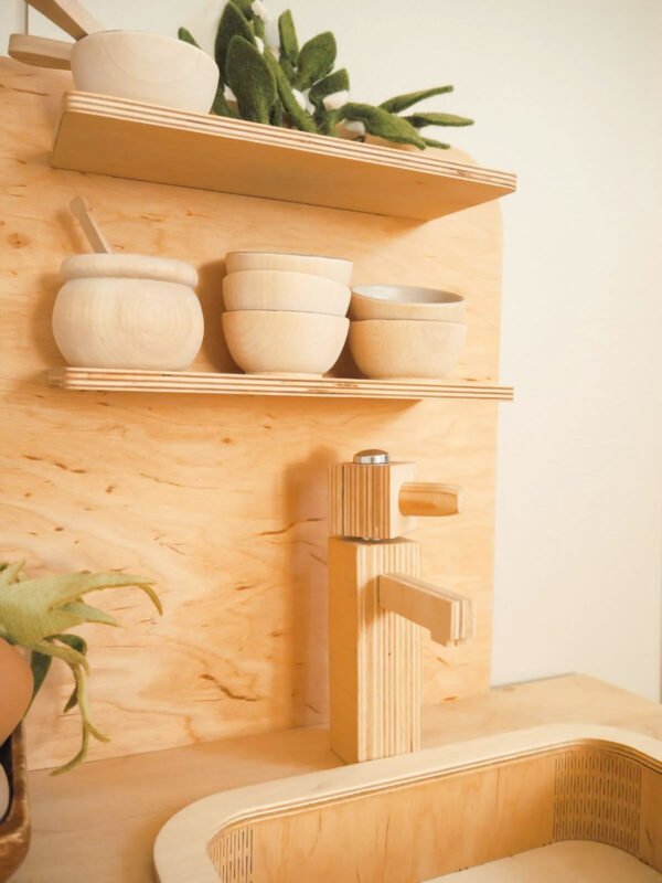 Houten speelgoedkeuken