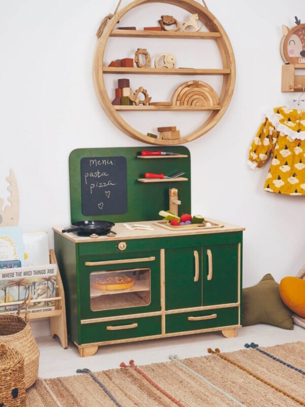 Houten speelgoedkeuken