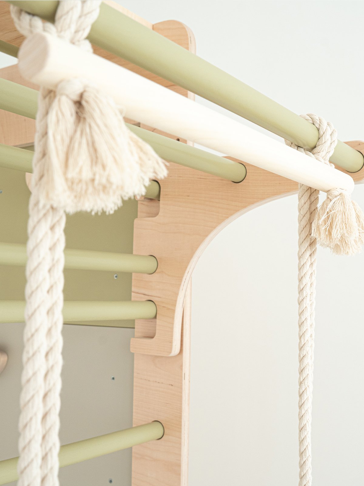 Multifunctioneel Houten Gymnastiek Speeltoestel - Groen