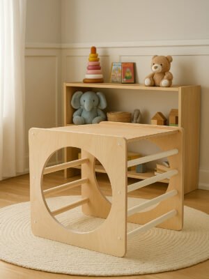 Houten Klimkubus - Donut