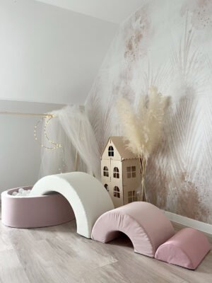 Regenboog Speelset + Ballenbak (ballenbad) combi - Roze