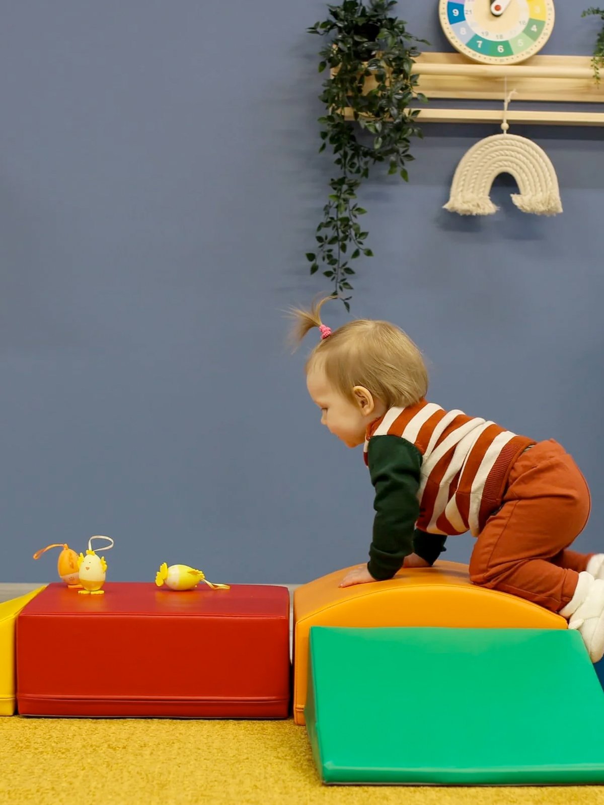 Speelblokkenset (Soft Play) foam blokken – Kleine Kruiper - kleurrijk