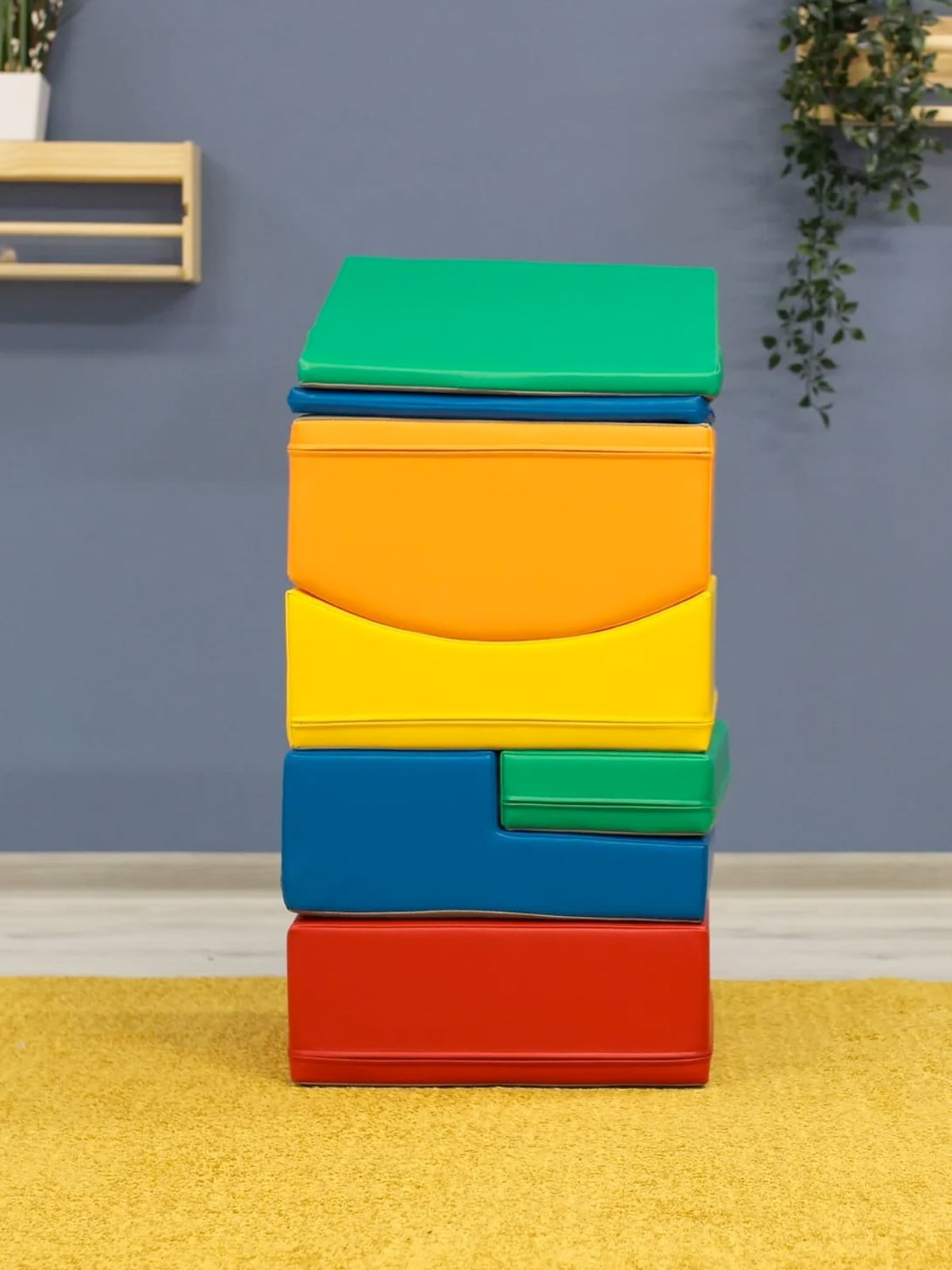 Speelblokkenset (Soft Play) foam blokken – Kleine Kruiper - kleurrijk