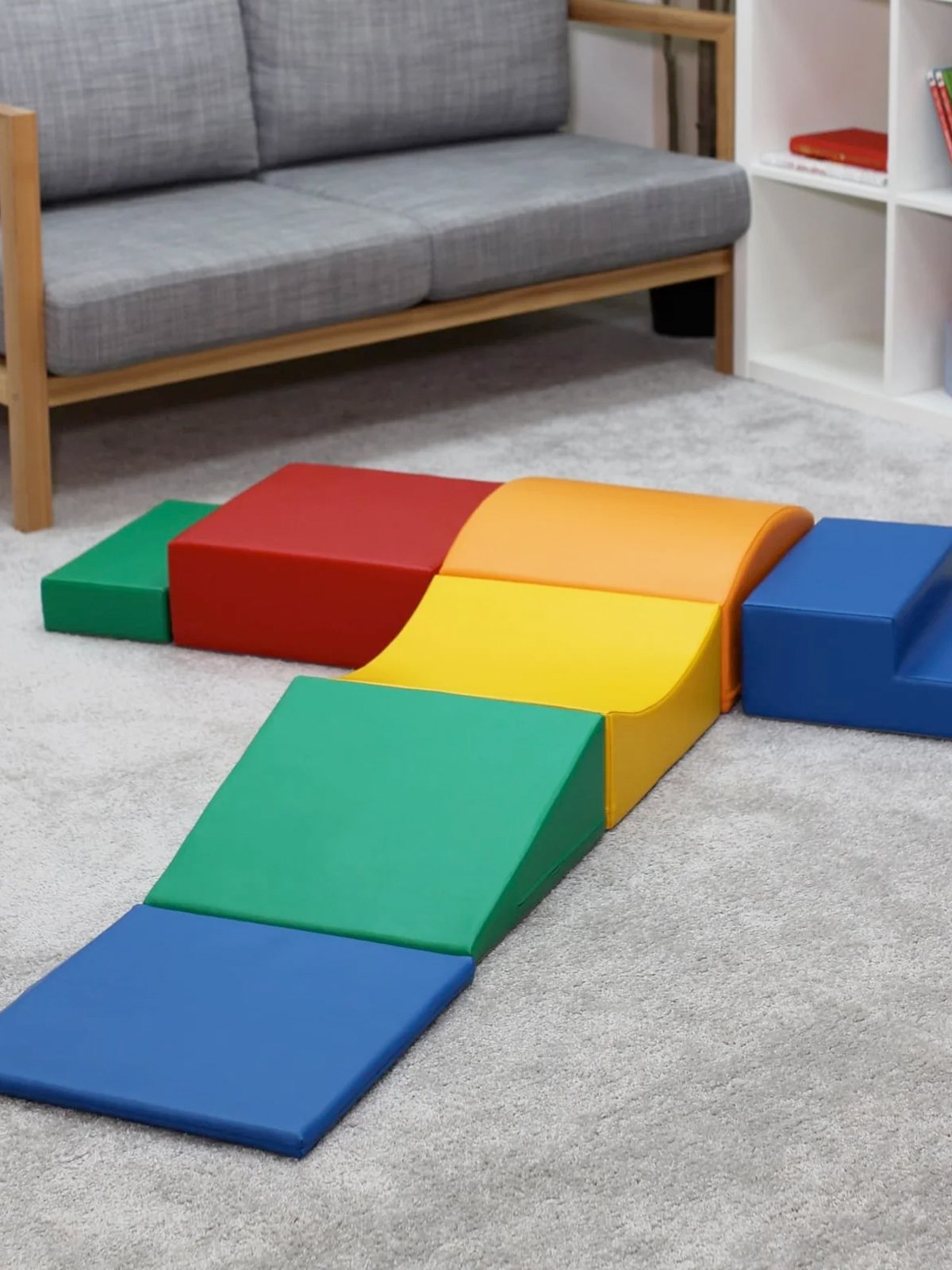 Speelblokkenset (Soft Play) foam blokken – Kleine Kruiper - kleurrijk