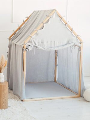 Houten Speelhuis Scandi - Blauw