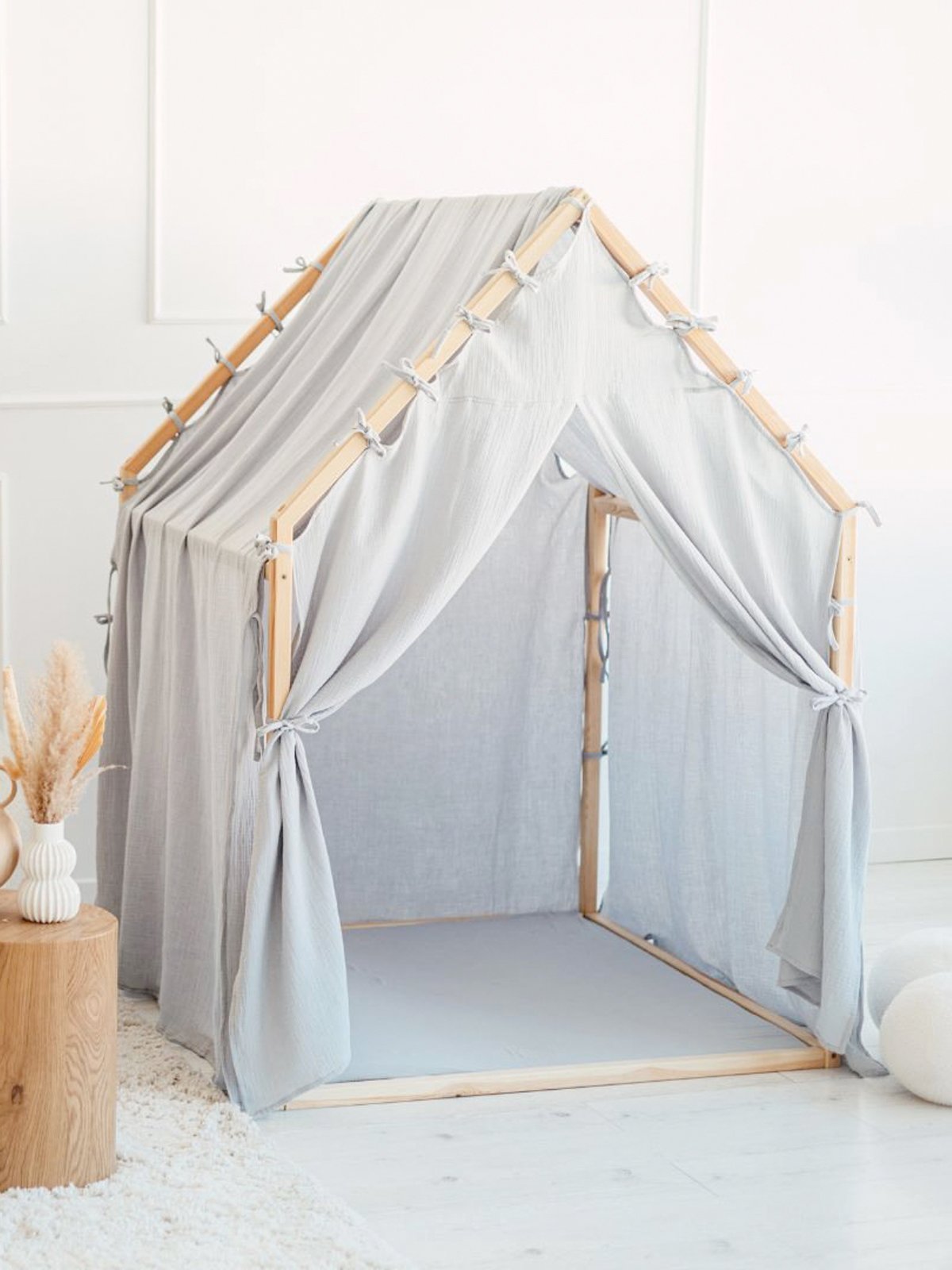 Houten Speelhuis Nordic - Blauw