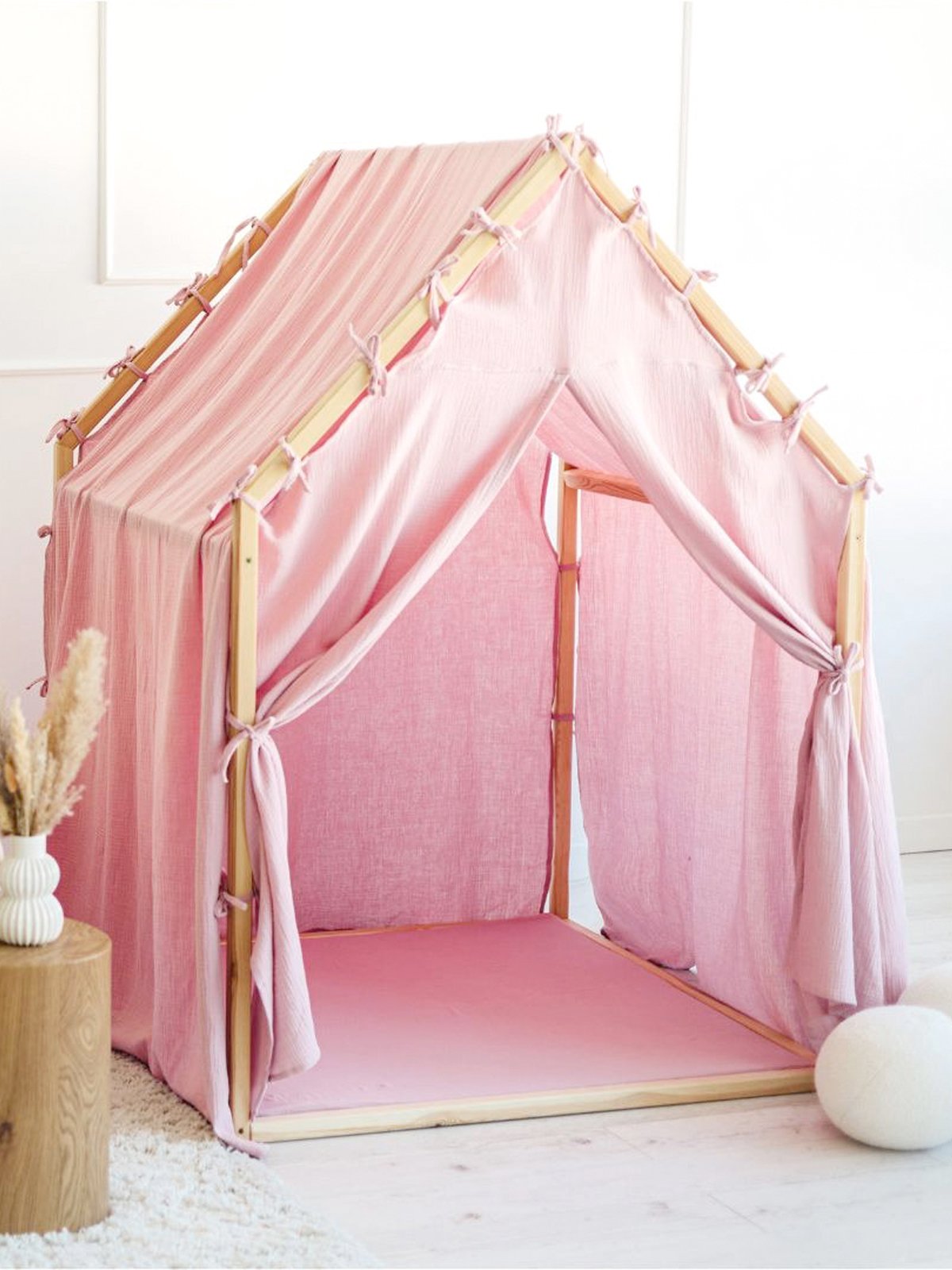 Houten Speelhuis Nordic - Roze