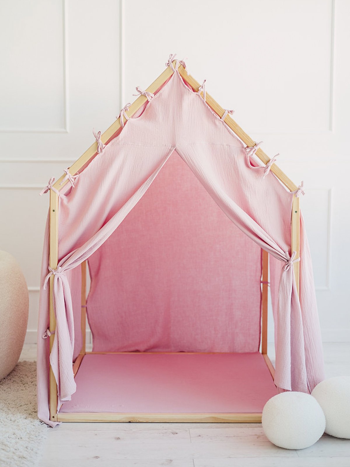 Houten Speelhuis Nordic - Roze