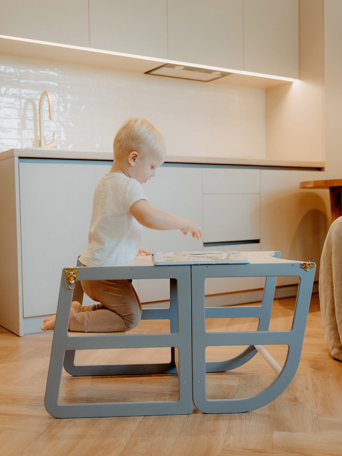 Houten Leertoren 2-in-1 - transformeerbaar