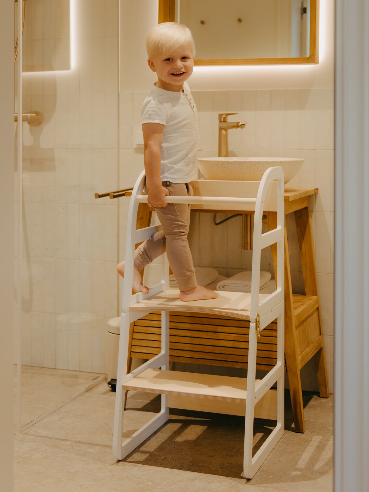 Houten Leertoren 2-in-1 - transformeerbaar