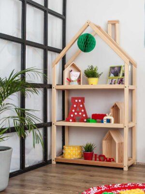 Houten Opbergrek Huisvorm