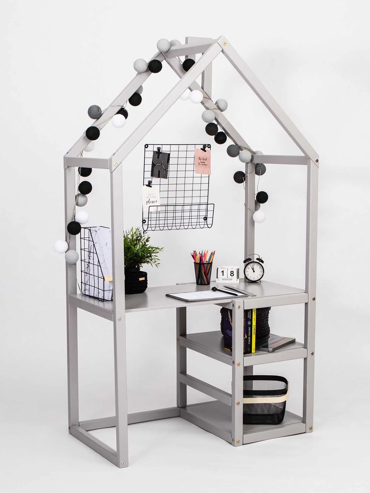 Houten Kinderbureau Huisvorm (Peuterbureau)