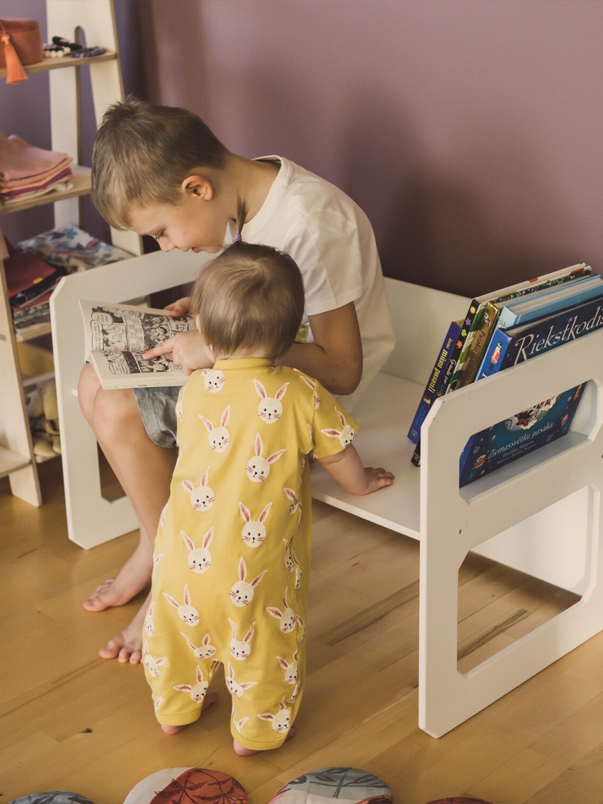 Houten Montessori Speeltafel met stoel